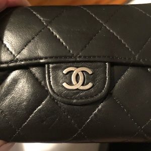 Authentic Chanel Black Wallet